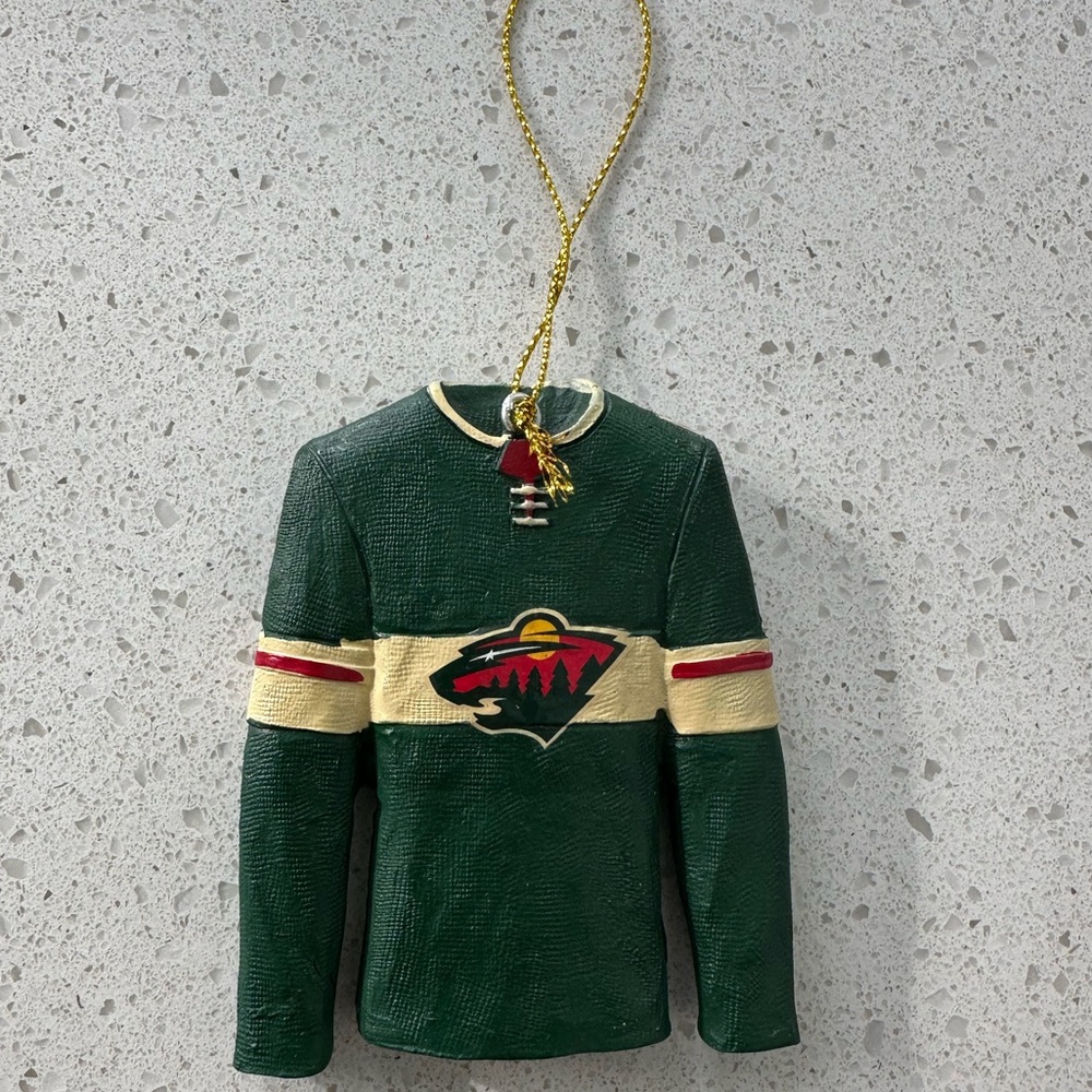 2017 Minnesota Wild Hockey Jersey Christmas Ornament